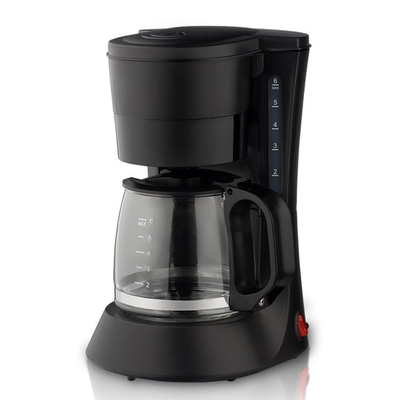 NFTIGB Electric Drip Coffee Maker Machine, 600ml / 20.3oz Capacity Glass Pot Espresso Maker, 600W Heating System with Anti-Drip Function, Visible Scale, Ergonomic Handle, Black Kitchen Appliances