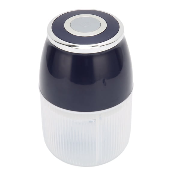 NFTIGB Electric Garlic Chopper 3 Blade Powerful Motor Multifunctional Food Processor USB Charging Silent Garlic Chopper for Meat Dark Blue Silver Plated