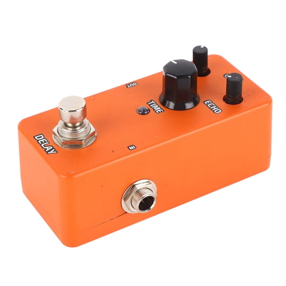 NFTIGB Electric Guitar Effects Pedal Single Block Mini Modulation Amplifier Simulation Orange Delay
