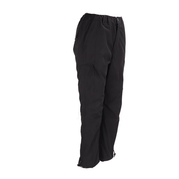 NFTIGB Electric Heating Pants USB 3 Levels Adjustable Elastic Waist Rain Proof Heated Trousers for Outdoor Climbing Fishing Activewear Winter Warmth Unisex Black XXL 10 inches / 25.4 cm