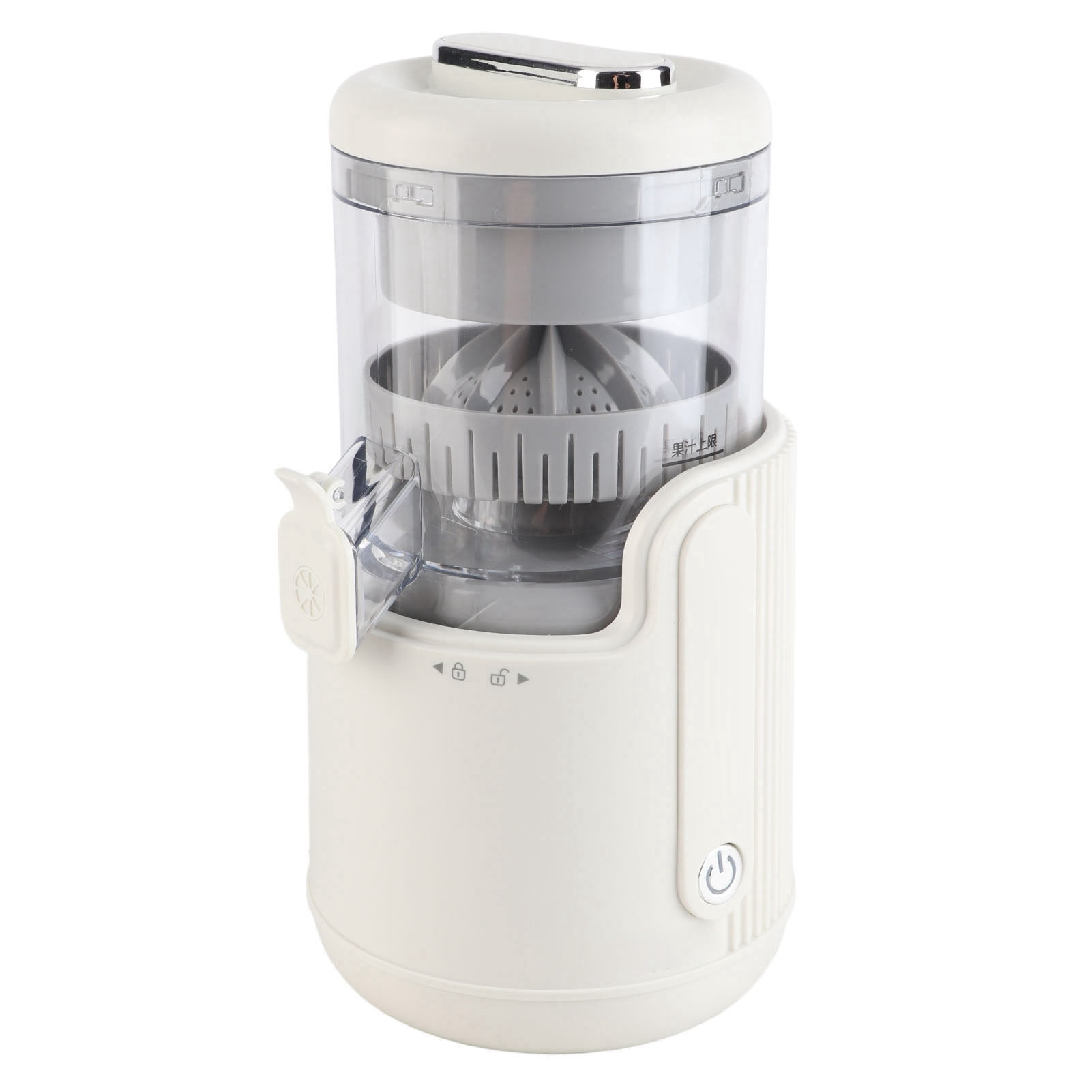 NFTIGB Electric Juicer Machine, USB Rechargeable 360 Degree Motor Juice Squeezer for Lemon Orange Citrus, Portable Wireless Fruit Extractor (9.8 x 5.3 x 5.3 inches / 25 x 13.5 x 13.5 cm)
