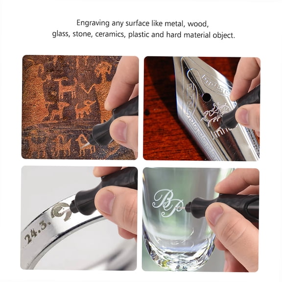 NFTIGB Electric Micro Engraving Pen Mini Engraver Machine Cordless DIY Carve Tools Graver Kit with Extra Diamond Tip Bit[cite: 1]