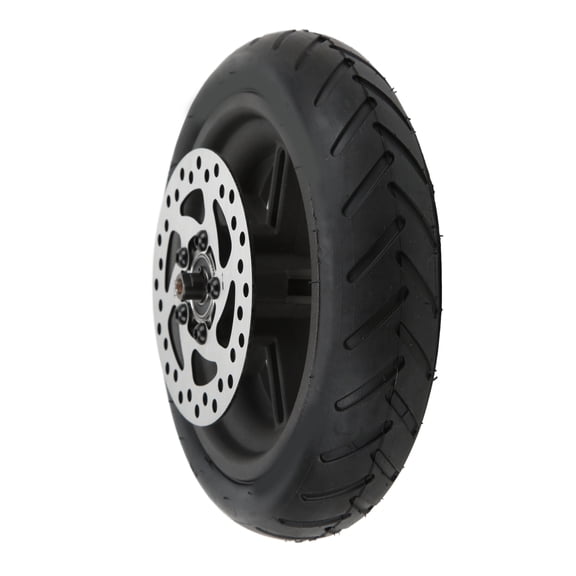 NFTIGB Electric Scooter Rear Wheel Assembly 8.5 inches / 21.6 cm Pneumatic Tire Hub with 120mm Brake Disc
