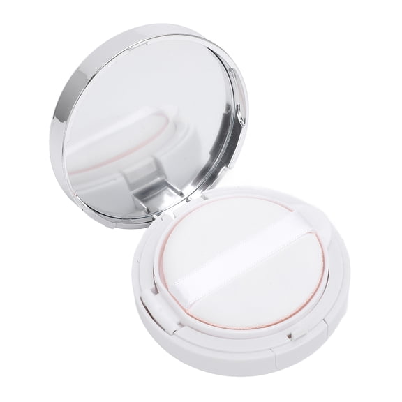 NFTIGB Empty Air Cushion Foundation Box with Mirror, Portable Refillable Sealed Liquid Cosmetics Powder Container Storage Puff Makeup Travel Case (6.3 x 5.5 x 1.2 inches / 16.0 x 14.0 x 3.0 cm)