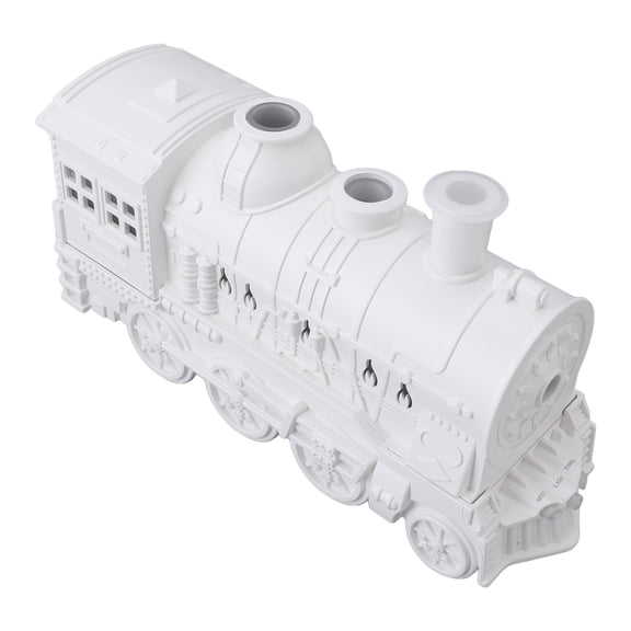 NFTIGB Essential Oil Diffuser 300ml Train Shape Cool Mist Humidifier with Remote Control, 2 Light Modes, Timer, White (EU Plug)