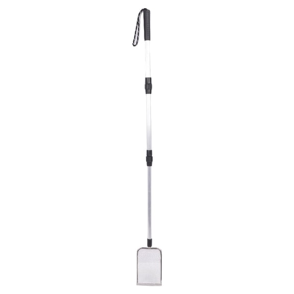 NFTIGB Extendable Cat Litter Scoop Long Handle Detachable Anti-Stick Stainless Steel Kitty Litter Scooper Shovel with Ergonomic Grip for Easy Pet Waste Management
