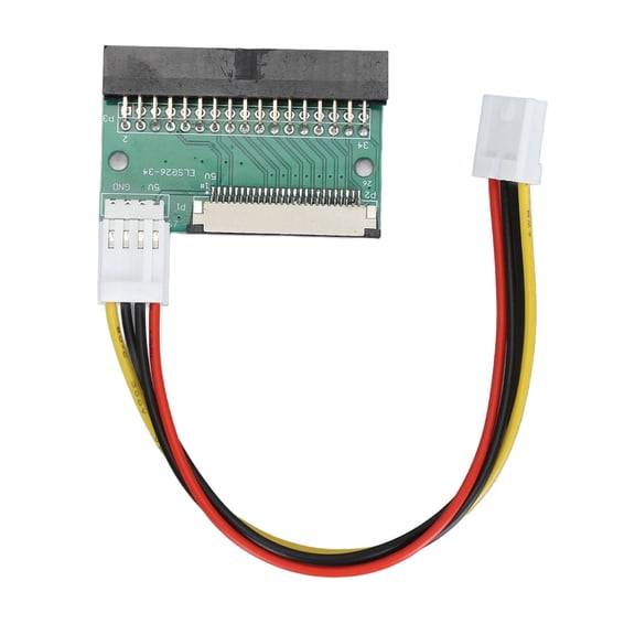 NFTIGB FPC FFC Converter Connector Board 1.0mm 26-Pin to 34-Pin 2.54mm Pitch Female Base PCB Adapter Extension Card for LCD TVs, Digital Cameras, Laptops, 5.91 inches / 15 cm Power Cable Included