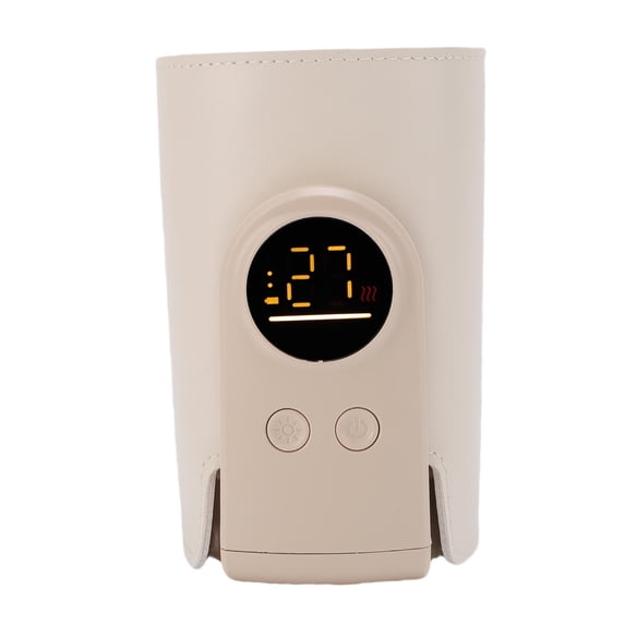 NFTIGB Fast Baby Milk Bottle Warmer Portable USB Type C Universal Cordless Heat Keeper Accurate Temperature Control 8000mAh Battery for Travel (5.5 inches / 14 cm)