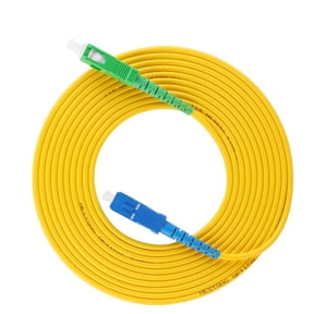 NFTIGB Fiber Jumper 20m 65.62ft Optical Fiber Patch Cord Single Mode Cable Sc APC-Sc UPC