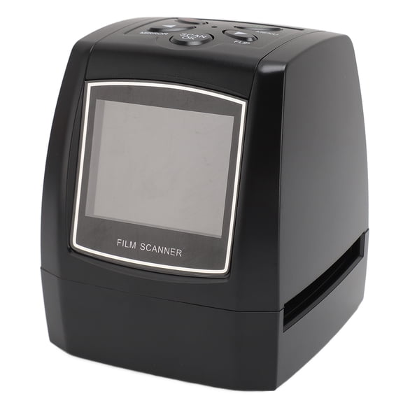 NFTIGB Film Scanner 5MP 10MP Interpolation Converter Supports 35mm 135mm Color Positive Negative Films Black White Slides 100-240V UK Plug Portable Device