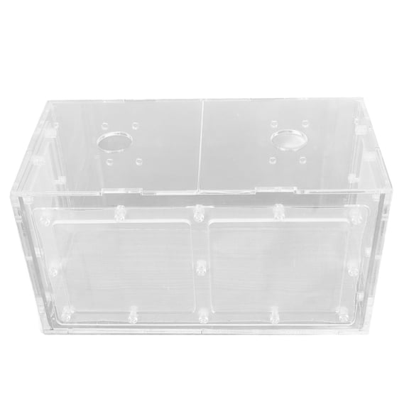NFTIGB Fish Breeding Isolation Box Transparent Mesh Side Fish Tank Incubator for Aquarium Small Fish 7.9x3.9x4.3in / 20x10x11cm