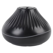 NFTIGB Flame Diffuser Humidifier, 160ml / 5.4 fl oz Water Tank with 7 Color Flame Night Light, Quiet Ultrasonic Essential Oil Diffuser for Home Office Desk, 1 Count Black