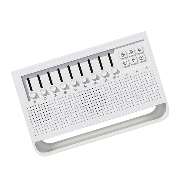 NFTIGB Flameless Air Diffuser Humidifier BT5.0 Ultrasonic Aromatherapy with White Noise 200ml White