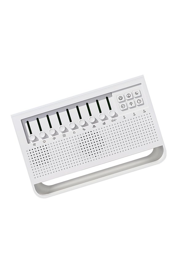 Flameless Air Diffuser Humidifier BT5.0 Ultrasonic Aromatherapy with White Noise 200ml White