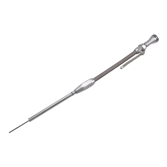 NFTIGB Flexible Engine Oil Dipstick Replacement for Chevy SBC 267/305/350/400 4.4L/5.7L/6.6L - Precise Static Oil Level Measurement Tool (52 inches / 132 cm)