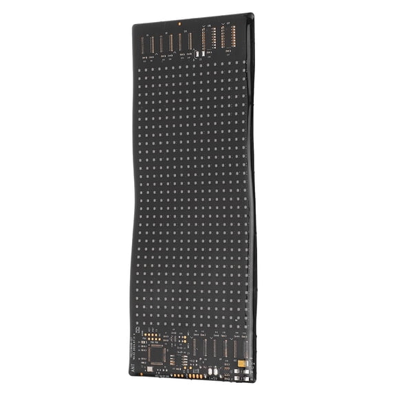 NFTIGB Flexible LED Matrix Panel USB 5V 16x32 Programmable Scrolling Sign IP65 Waterproof 6.8x2.8 Inches / 17.3x7.1 cm Display for Wedding Party Car