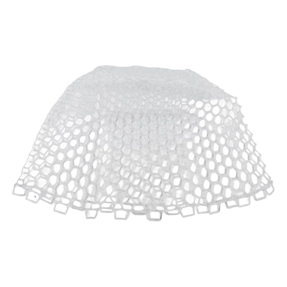 NFTIGB Fly Fishing Net Foldable Collapsible Fish Landing Bag 47cm / 18.5 inches Depth Rubber Replacement Net White