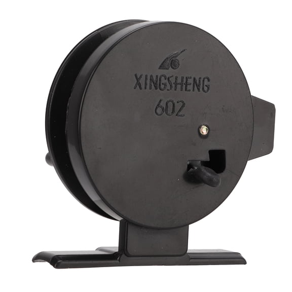 NFTIGB Fly Reel Ice Raft Wheel Plastic Front Lightweight for River Stream Angling, Ambidextrous Design, Black Color, 3.15 inches / 8 cm, 0.74 ounces / 21 grams