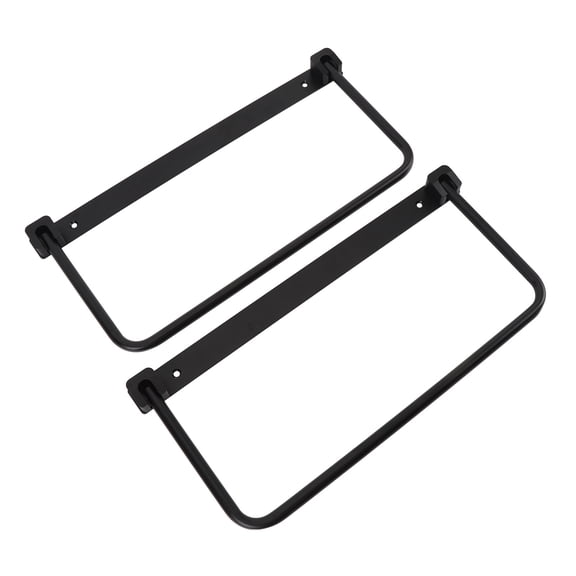 NFTIGB Foldable RV Shoe Rack Space Saving Aluminum Alloy Wall Mounted Organizer Hanging Storage Shelf for Recreational Vehicle Travel Trailer Yacht Black