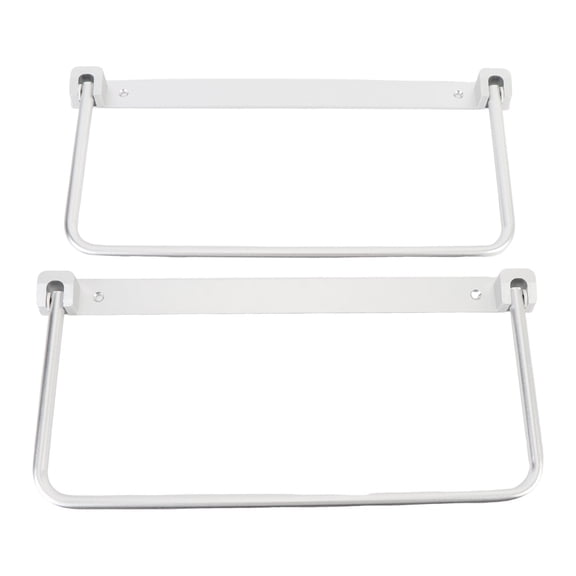 NFTIGB Foldable RV Shoe Rack Space Saving Aluminum Alloy Wall Mounted Organizer Hanging Storage Shelf for Recreational Vehicle Travel Trailer Yacht Silver