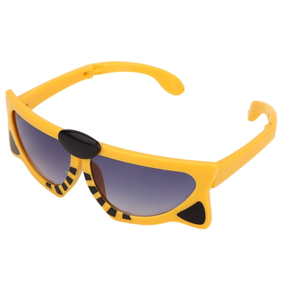 NFTIGB Folding Sunglasses Portable Children Cartoon Animal Pattern Summer Glasses Toy Gift Coffee Tiger UV Protection 5.5 inches / 14 cm Wide Protective Eyewear for Boys Girls