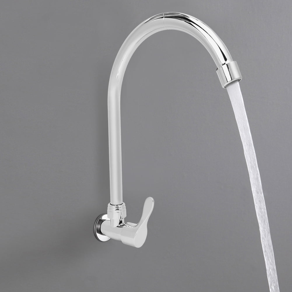 NFTIGB G1/2in 360 Degrees Rotation Zinc Alloy Household Faucet Sink Water Tap for Home Kitchen Use 11.2 inches / 28.5 cm Height