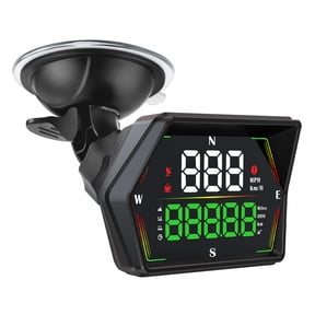 NFTIGB GPS Speedometer Universal Car Head-Up Display G21 HUD with Over-Speed & Fatigue Driving Alert Real-Time Speed Direction MPH/KMH Switch for All Vehicles (3.28 in / 8.3 cm)