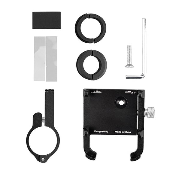 NFTIGB GUB PRO2 Anti-slip Adjustable Aluminum Bicycle Phone Holder Mount for MTB Handlebar Clip Stand, Black, Fits 3.5-6.2 inches / 8.9-15.7 cm Smart Mobile Phones