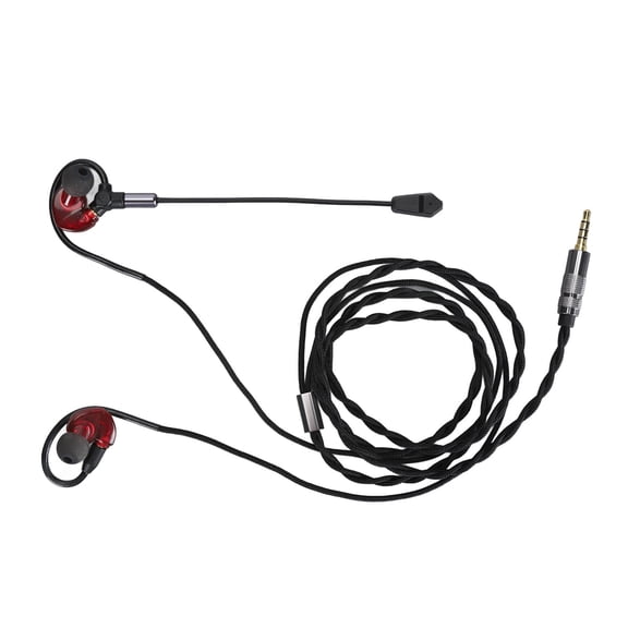 NFTIGB Gaming Earbuds with Microphone, 3.5mm Wired Detachable In-Ear Headset for Mobile Phone, PC, Tablet, Laptop, Nintendo Switch, PS5, PS4, Xbox Series X/S, Red (Cable: 3.9 feet / 1.2 m)[cite: 1]