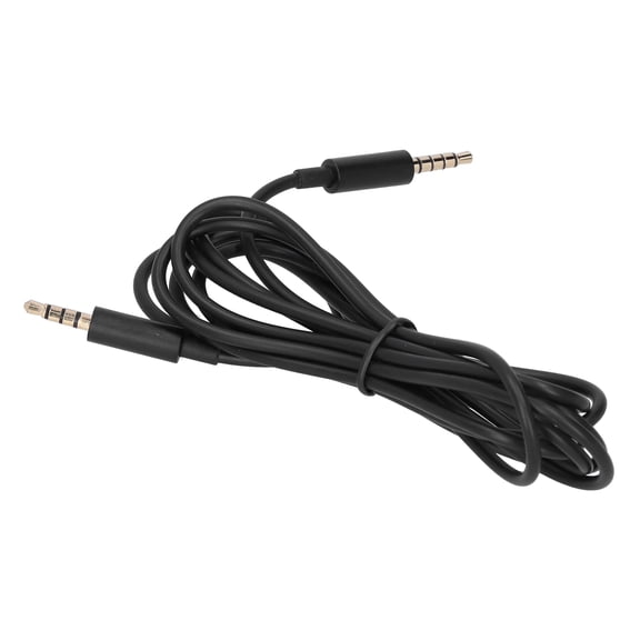 NFTIGB Gaming Headset Audio Cable 3.5mm Plug Replacement Cord 6.6 ft / 2 m Black TEP Wire Oxygen-Free Bare Copper Core No Volume Control Line for Headphone Accessories[cite: 1]