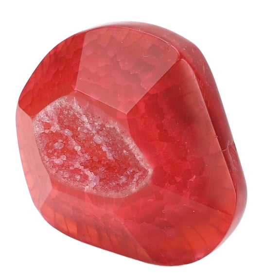 NFTIGB Geode Crystal Stone Irregular Agate Pocket Geode Healing Crystals Cluster Specimen for Home and Office Desk Decor, Beautiful Natural Decorative Stone, 1 Count