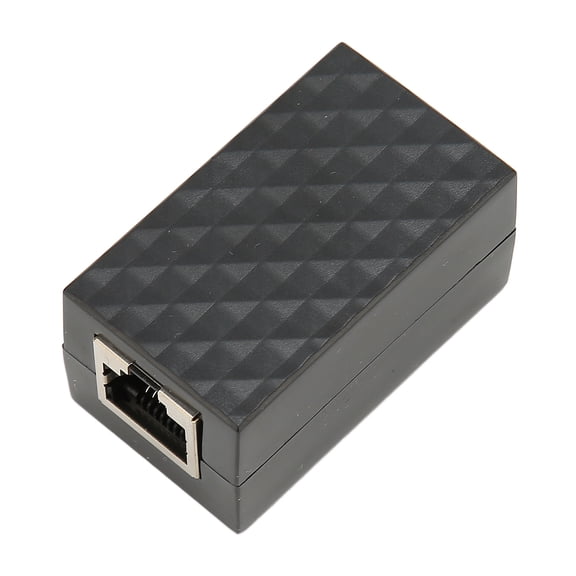 NFTIGB Gigabit Ethernet Surge Protector PoE+ RJ45 Thunder Arrester LAN Network CAT5 CAT6 Heavy Duty Lightning Surge Suppressor Coupling for High Power Devices 1.81x1.02x0.94 inches / 46x26x24mm