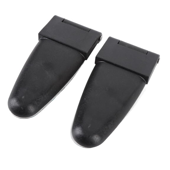 NFTIGB Glass Rear Door Hinges 67158 2 Hole Rear Window Hinge Set Replacement for Truck Cap 100XL 100LE Durable Plastic Construction Black Easy Installation 103528 Direct Replacement Auto Part