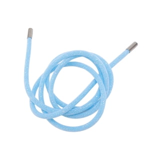 NFTIGB Glitter Drawstring Cord White Mesh Shiny Sequin Round String for Hoodie Clothing Shoe Sweatpants 54.3 inches / 138 cm Light Blue Sequin