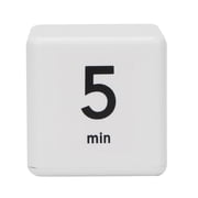 NFTIGB Gravity Sensor Flip Timer, Digital Cube Timer for Time Management & Study, 1-3-5-10 Minutes, White 3.15 in / 8 cm