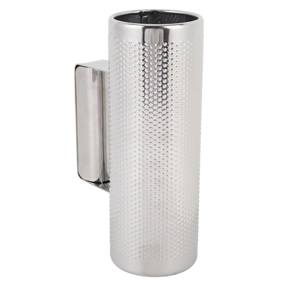 NFTIGB Guiro Shaker Metal Handle Percussion Instrument with Scraper for Caballito Music Stage Performances, 8.27 inches / 21 cm