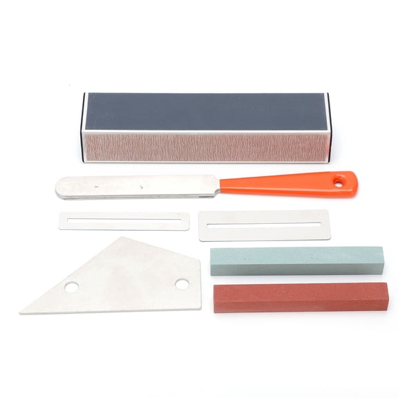 NFTIGB Guitar Luthier Tool Kit Professional Repair Accessories for Cleaning, Polishing, and Leveling Frets - Includes Crowning File, Fret Rocker, Leveling Beam, Grinding Stones & Fingerboard Guards