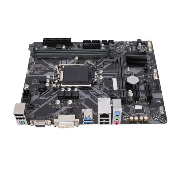 NFTIGB H310M-D2VX-SI 2.0 Computer Motherboard Support LGA 1151 Gen 8 I7 I5 I3 Core Double Channel DDR4 DIMM Slot M-ATX Desktop PC Mainboard Dual PCI-E Slots