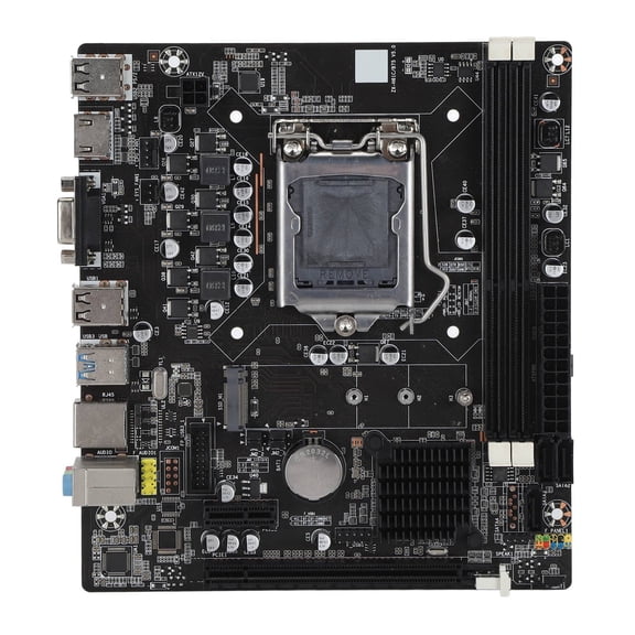 NFTIGB H61C Desktop Computer Motherboard LGA 1155 DDR3 Gaming Mainboard with USB 3.0 M.2 SATA 2.0, 11.81 inches / 30 cm