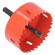 NFTIGB HSS Hole Saw with Mandrel 80mm 3-5/32 inches Cutting Sharply Teeth Hole Drilling Cutter for Soft Metal, Wood, PVC, and Drywall