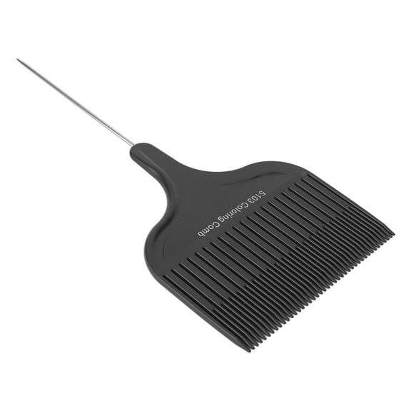 NFTIGB Hair Dyeing Comb Professional Steel Needle Pointed Tail Sectioning Highlights Comb for Hair Dying, Styling, and Coloring Tool, Black, 8.27 inches / 21 cm