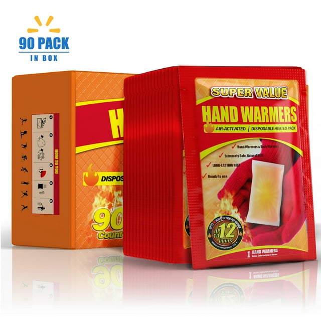 NFTIGB Hand Warmers Disposable 90 Pack Hot Body Warmers, Long Lasting