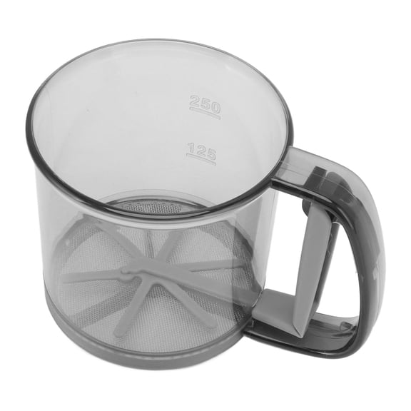 NFTIGB Handheld Flour Sifter Uniform Sieve Holes Semi Automatic Flour Strainer Cup for Baking Pastry Tools