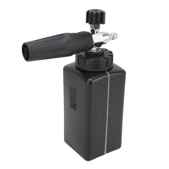 NFTIGB Handheld Foam Sprayer 1000ML (33.8 oz) High Pressure Car Foam Sprayer for Home Gardening Lawn Fertilization Cleaning Black Efficiency Foam Generator Nozzle with Stainless Steel Filter