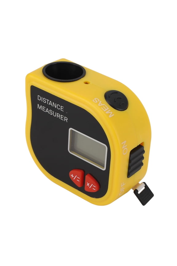 Handheld Ultrasonic Range Finder High Accuracy Portable Electronic Digital Tape Measure 60ft / 18m for Architecture Engineering and Home Improvement