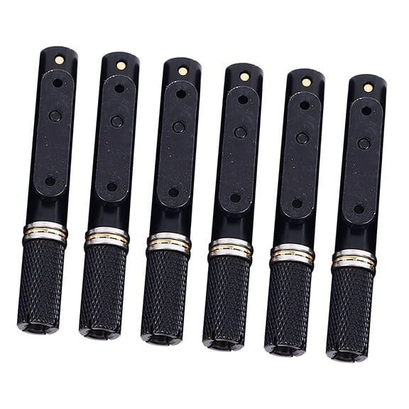 NFTIGB Headless Electric Guitar Bridge Replacement Part, Professional Split Tailpiece String Bridge for Practice and Performance, Black, 4.33 x 3.15 x 1.18 inches / 11 x 8 x 3 cm[cite: 1]