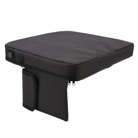 NFTIGB Heating Seat Stadium Cushion USB Washable Portable Pad for Cold Weather Camping 15.7 inches / 40 cm Black