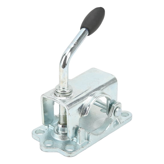 NFTIGB Heavy Duty Galvanized Iron Cast Clamp for Trailer Wheel Prop Stands Jack, Split Design for 48mm / 1.89 inches Pipe Diameter