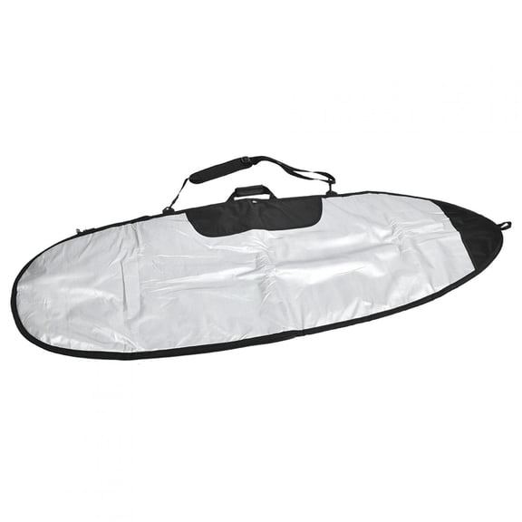 NFTIGB Heavy Duty Surfboard Bag Board Protection Cover, Silver/Black Transport Storage Carrier with Zipper (75.2 inches / 191 cm) for Surfing