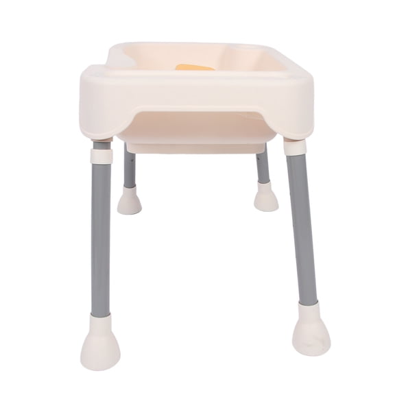 NFTIGB Height Adjust Shampoo Basin Hair Washing Tray with Draining Hose for Bedridden, Pregnant Women, and Elderly, White, 18.9 x 13.4 in / 48 x 34 cm